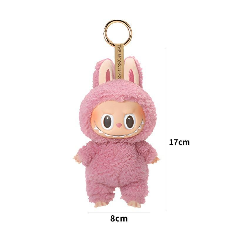 LABUBU Macaron Vinyl Face Series Blind Box Handmade Plush Toy Keychain Pendant