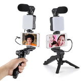 Vlogging kit for mobile phone tripod 36 led