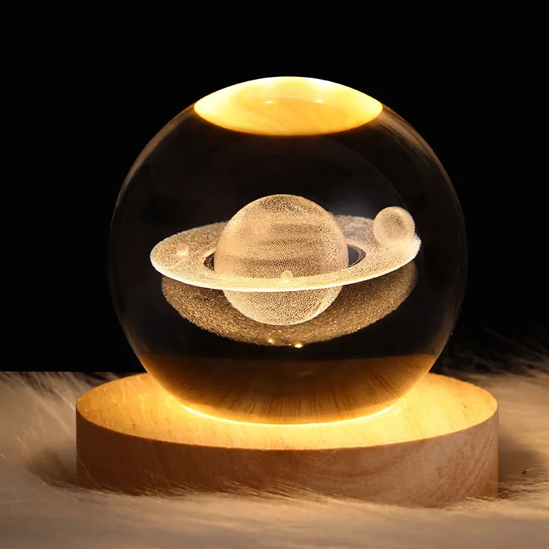 Crystal Ball Night Lamp Projection Elvallo