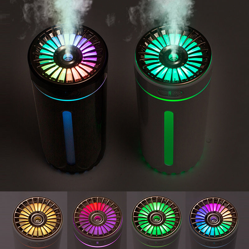 Wireless Air Humidifier Colorful Lights Mute Ultrasonic USB