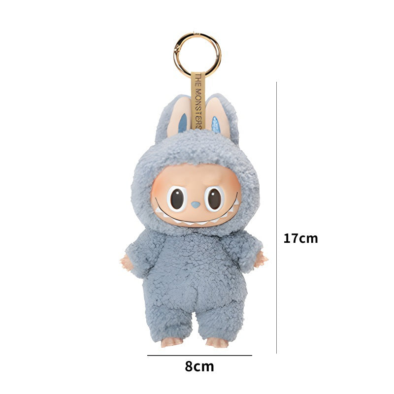 LABUBU Macaron Vinyl Face Series Blind Box Handmade Plush Toy Keychain Pendant