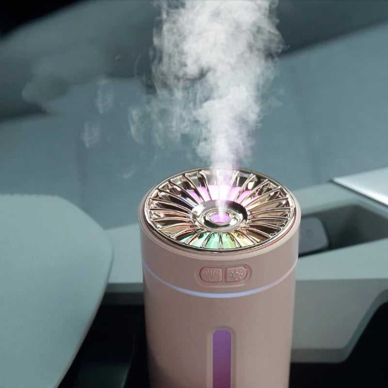 Wireless Air Humidifier Colorful Lights Mute Ultrasonic USB