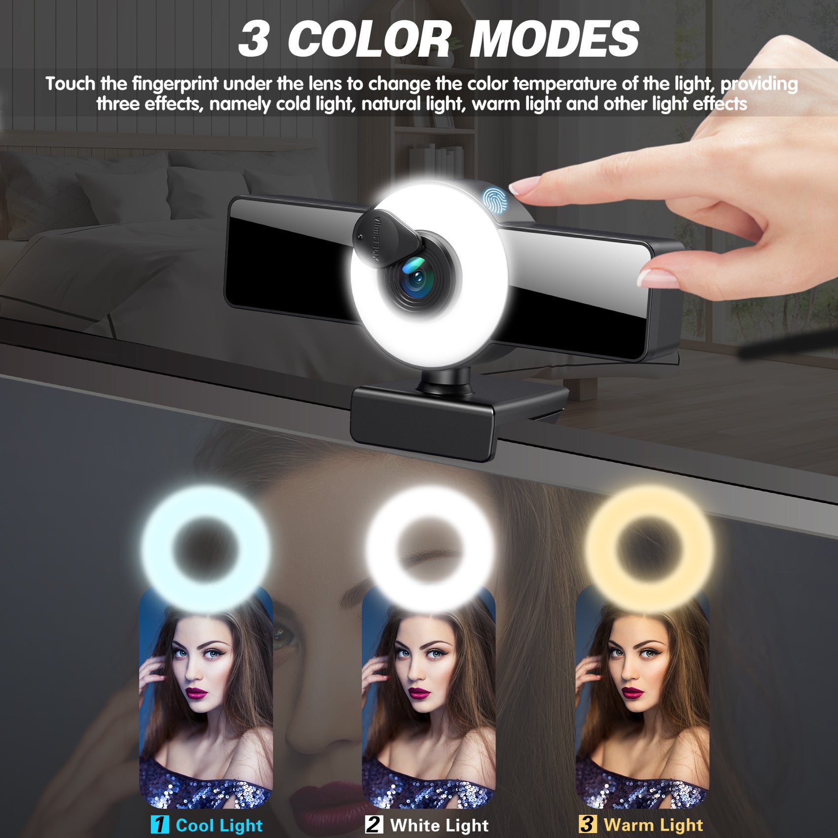 4k beauty autofocus 1080p computer camera high