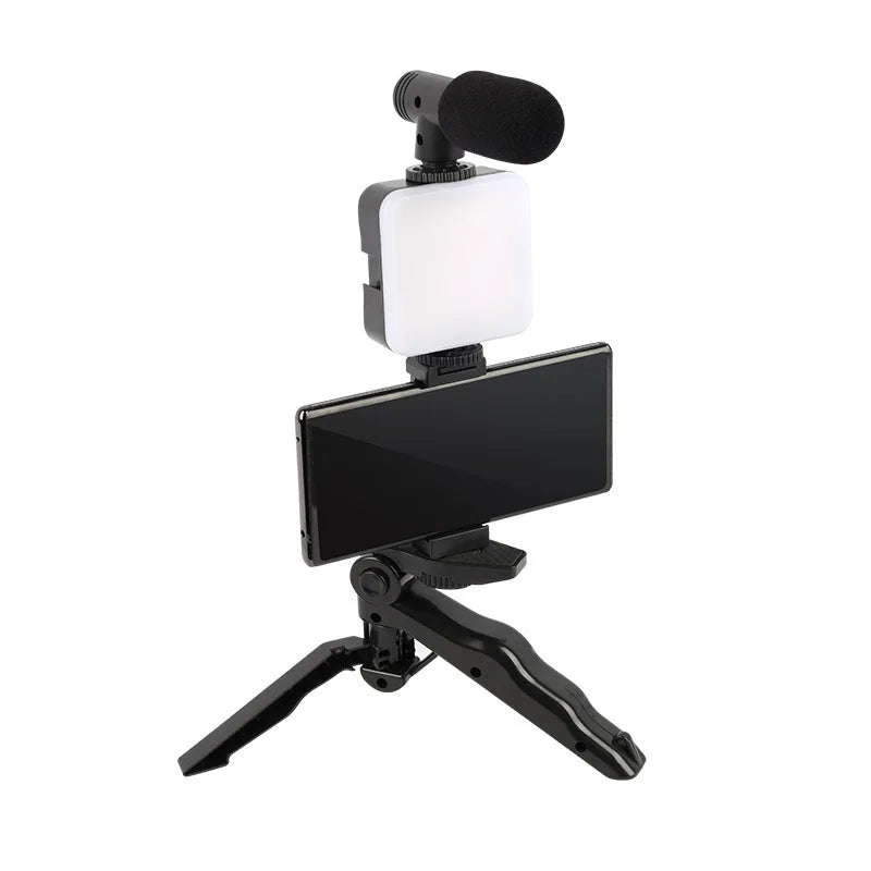 Vlogging kit for mobile phone tripod 36 led