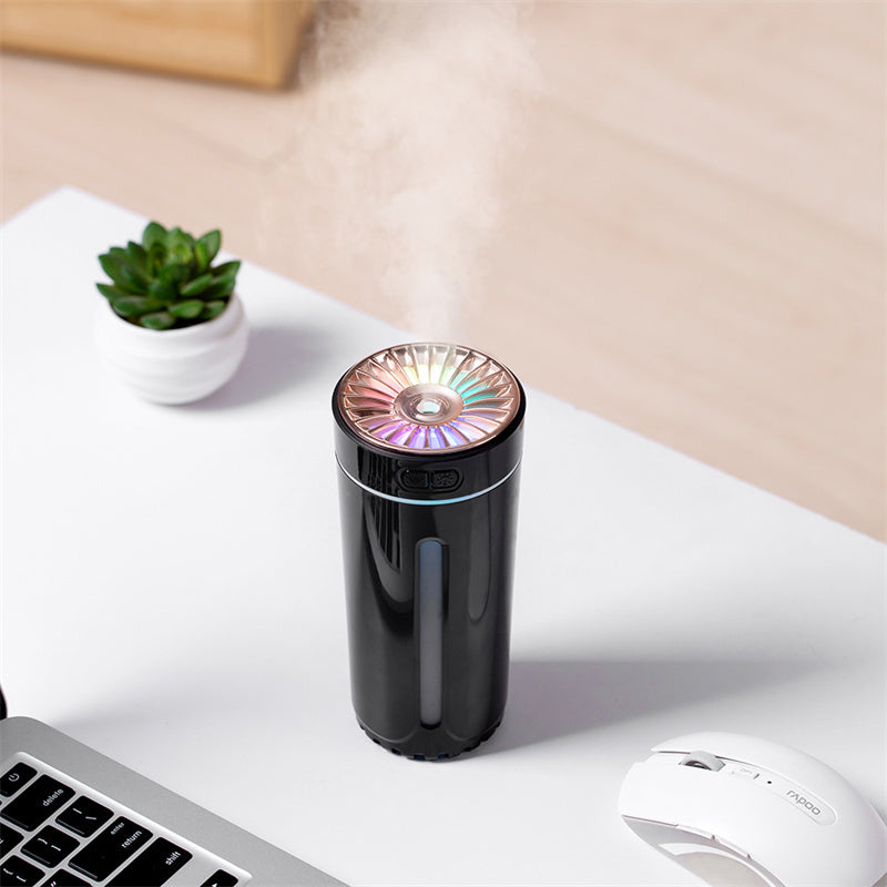 Wireless Air Humidifier Colorful Lights Mute Ultrasonic USB