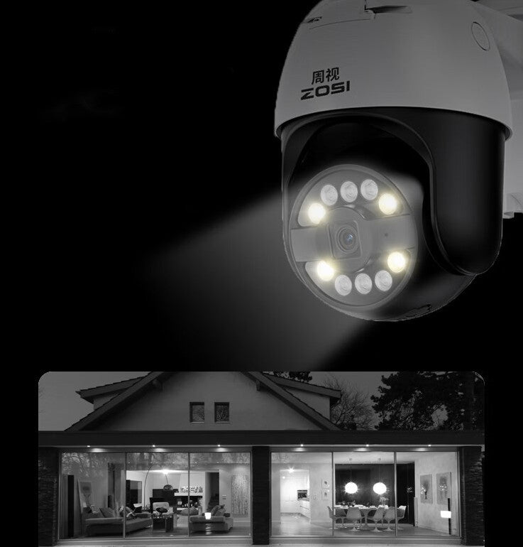 Outdoor panoramic 4K high-definition camera monitoring