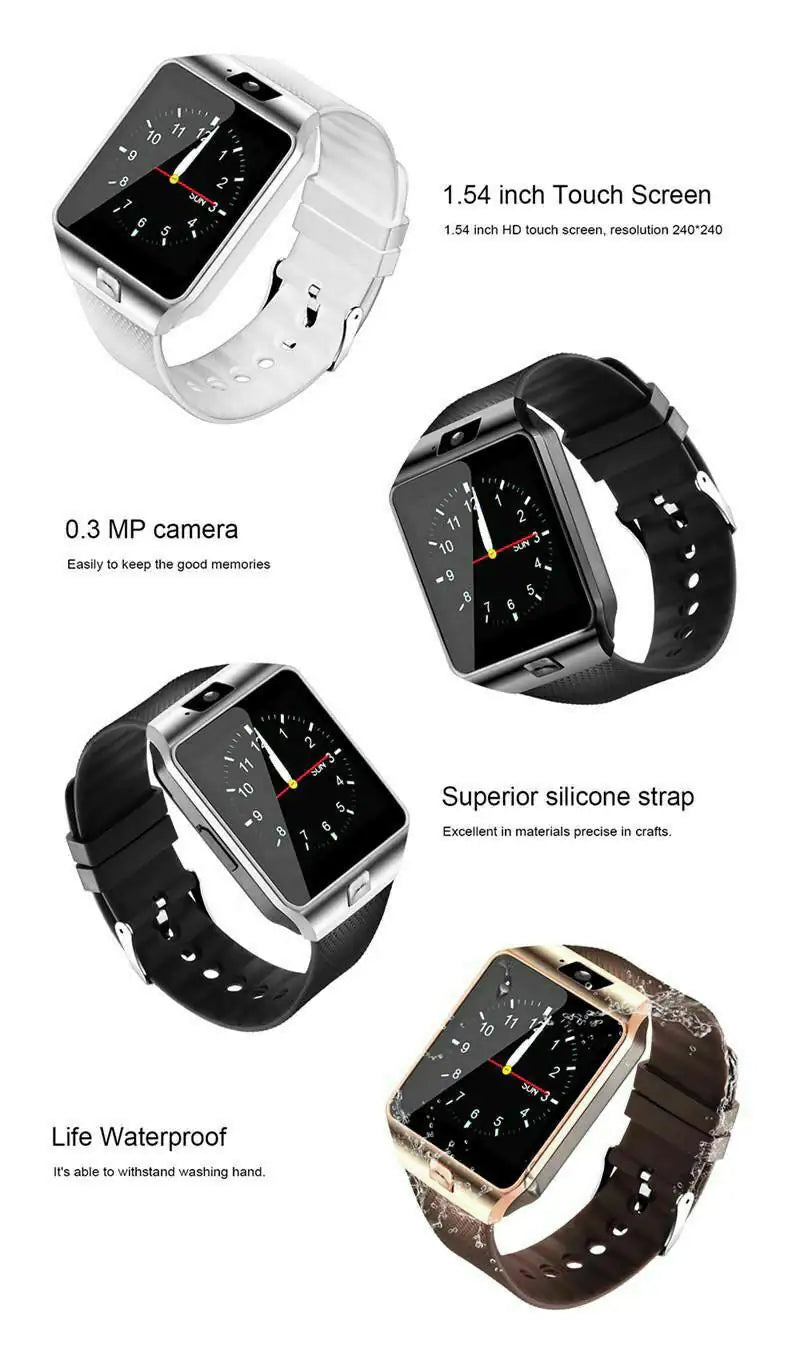 Waterproof Bluetooth Smart Watch with Camera Elvallo