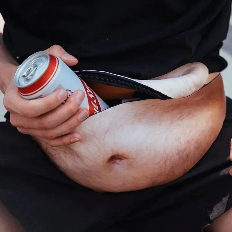 Belly Fanny Pack - Dad Bod Beer Belly Bag Waist Pack Elvallo