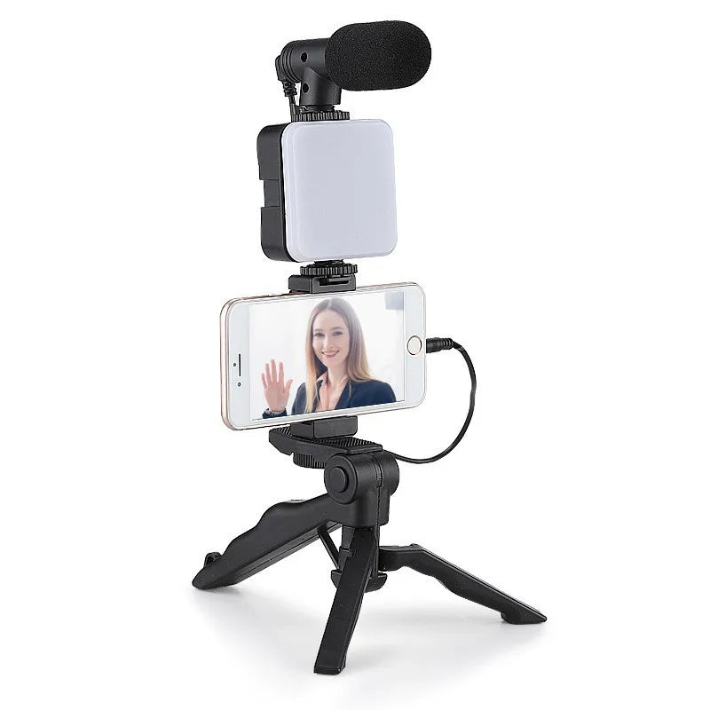 Vlogging kit for mobile phone tripod 36 led