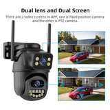 Dual screen wireless 360 degree mobile remote 