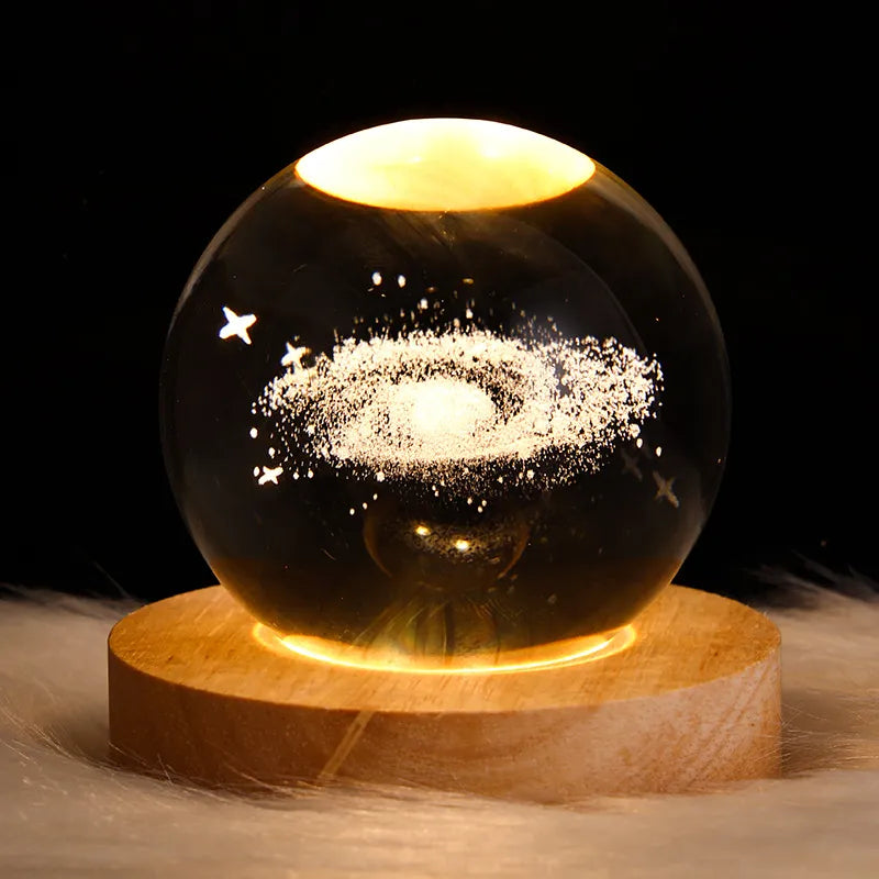 Crystal Ball Night Lamp Projection Elvallo