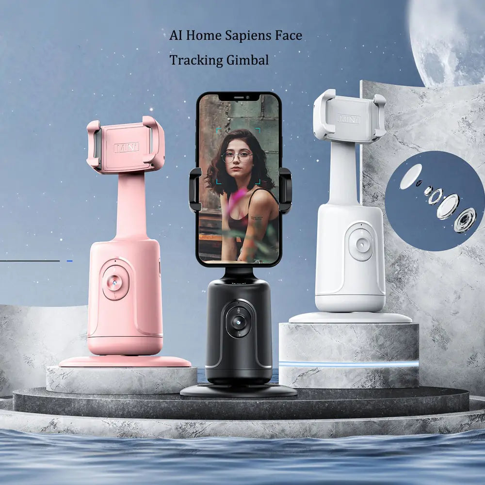 Auto Face Tracking Gimbal Stabilizer For Vloggers and Influencer To Record Smooth Videos - Elvallo