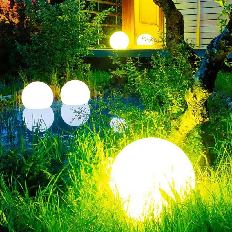 Waterproof Garden Ball Lights For Outdoor Elvallo