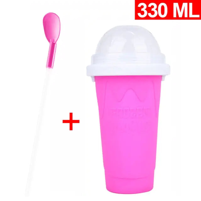 500ml Slushy Ice Maker Cup Silicone Squeeze ice Cup To Make Slushy Smoothies - Elvallo