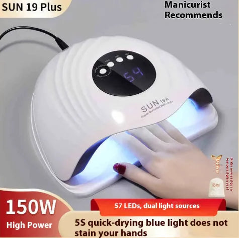 Nail Art Phototherapy Lamp Blue Light Elvallo