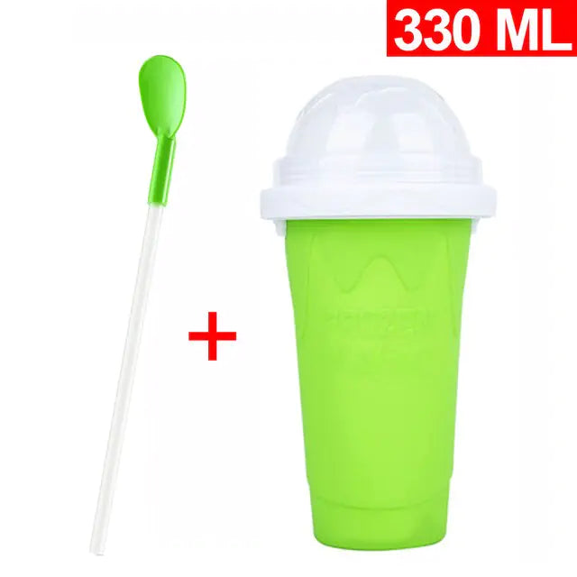 500ml Slushy Ice Maker Cup Silicone Squeeze ice Cup To Make Slushy Smoothies - Elvallo