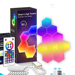 RGB LED Hexagonal Quantum Lamp Elvallo