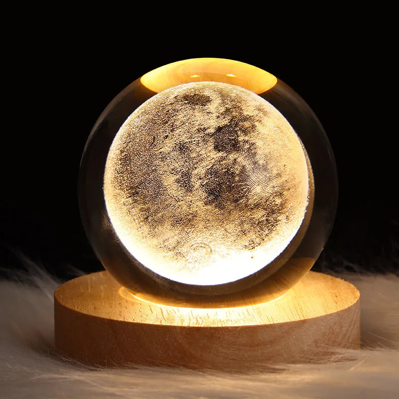 Crystal Ball Night Lamp Projection Elvallo