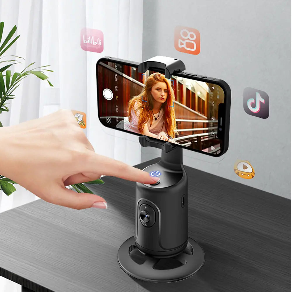 Auto Face Tracking Gimbal Stabilizer For Vloggers and Influencer To Record Smooth Videos - Elvallo