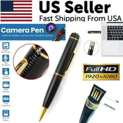 1080P HD Pocket Pen Camera Hidden Cam Mini Body Video Recorder DVR Security USB Elvallo