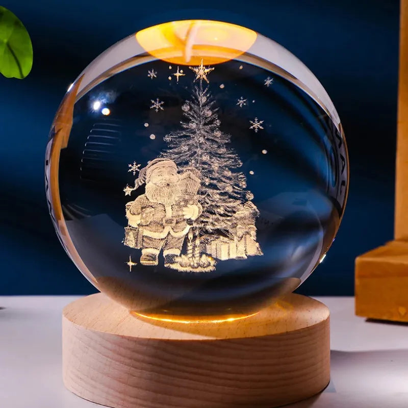 Crystal Ball Night Lamp Projection Elvallo