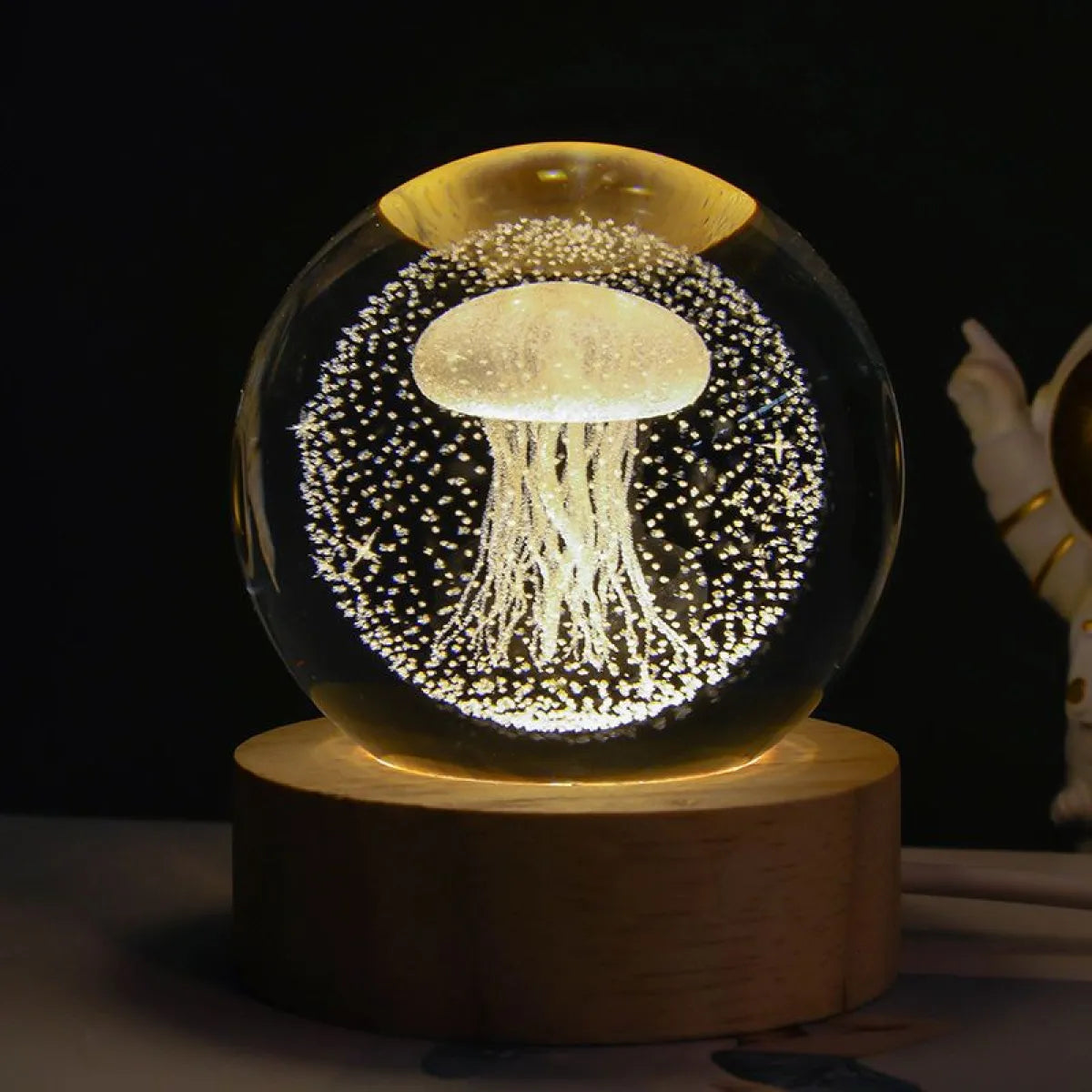 Crystal Ball Night Lamp Projection Elvallo