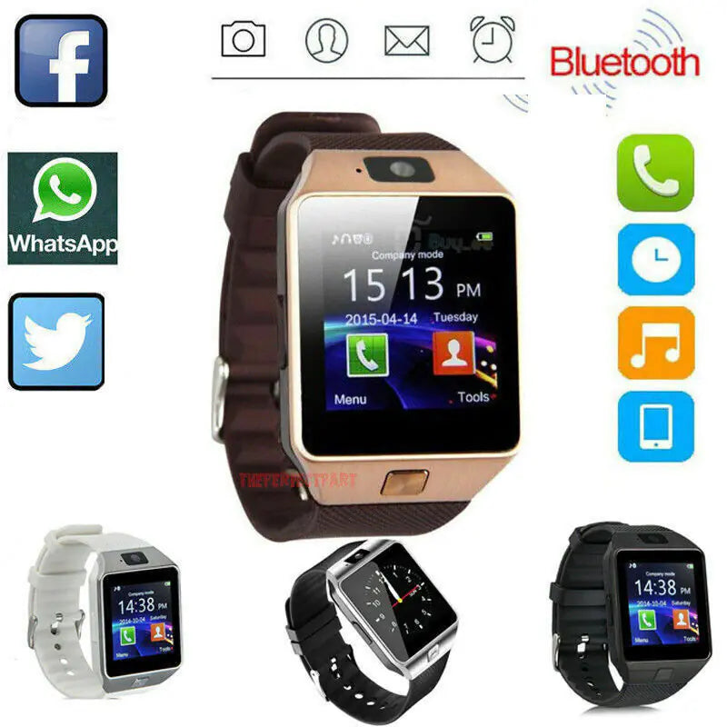 Waterproof Bluetooth Smart Watch with Camera Elvallo