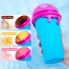 500ml Slushy Ice Maker Cup Silicone Squeeze ice Cup To Make Slushy Smoothies - Elvallo