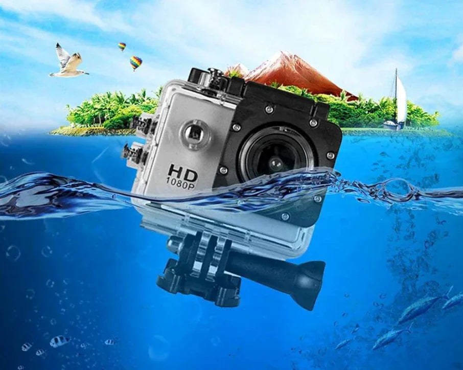 4K Action Sport Waterproof Camera 20 MP Recorder HD 1080P Camcorder Video 170° Elvallo